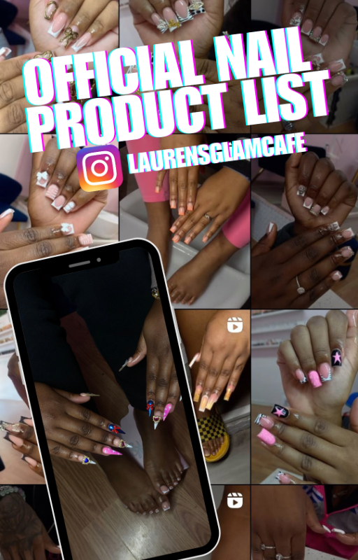 Official Nail Product List With Clickable Links
